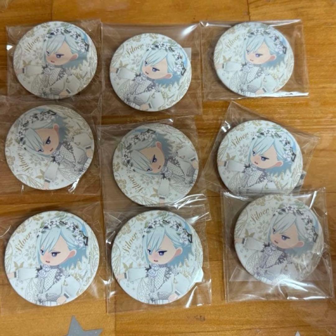 ツイステ シルバー 缶バッジ イベント衣装 vol.2 フェアリーガラ 9個