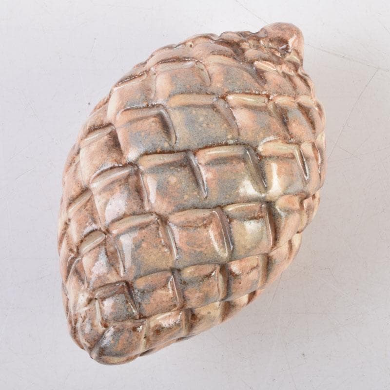 茶道具 萩焼 十三代 田原陶兵衛造 松実香合 共布共箱