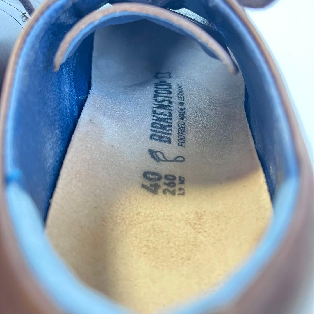 極美品✨ BIRKENSTOCK ダレン プレーントゥ シューズ 26 茶 希少