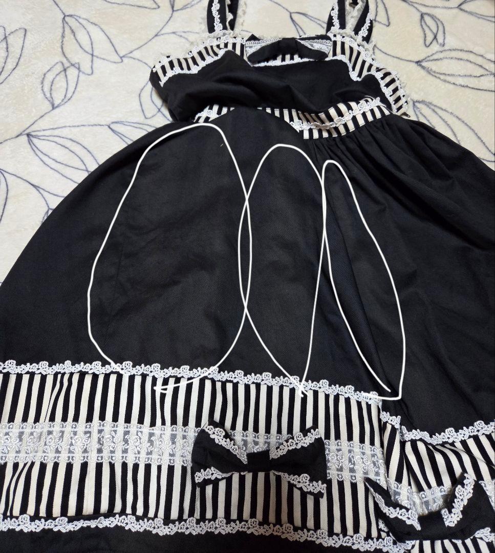 InnocentWorld イノセントワールド】 ワンピース リボン 黒白 - メルカリ