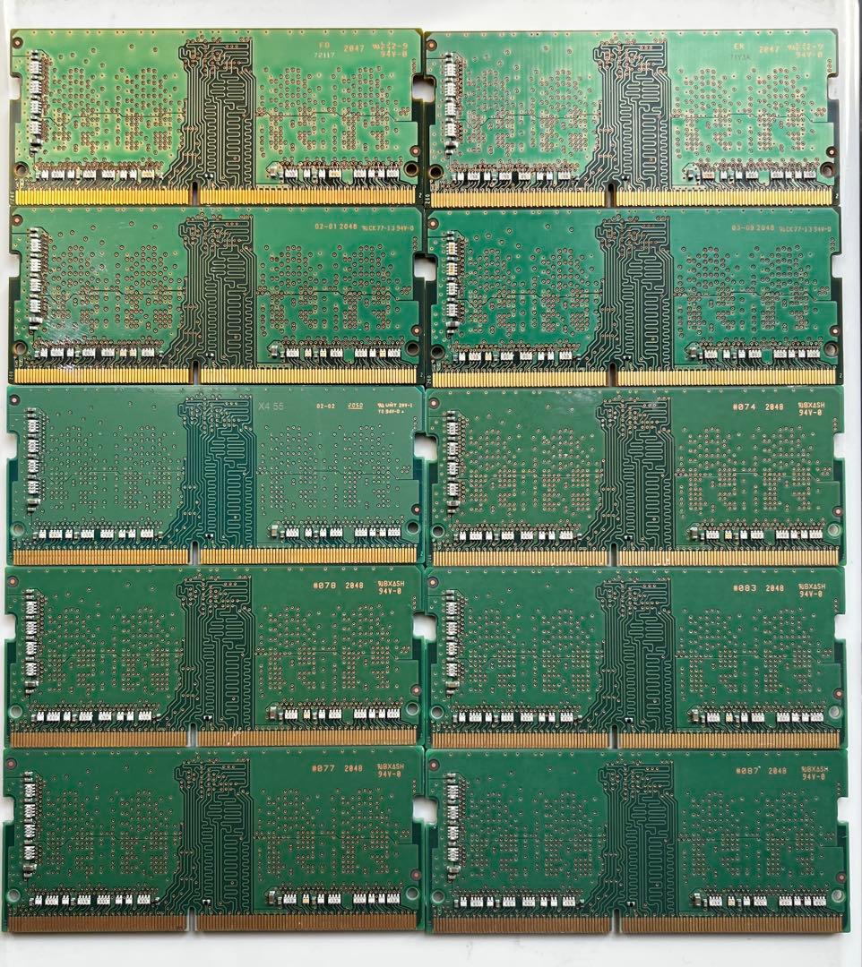 あ*ん様 SAMSUNG 4GB×10枚セット（計40GB） ノート DDR4-