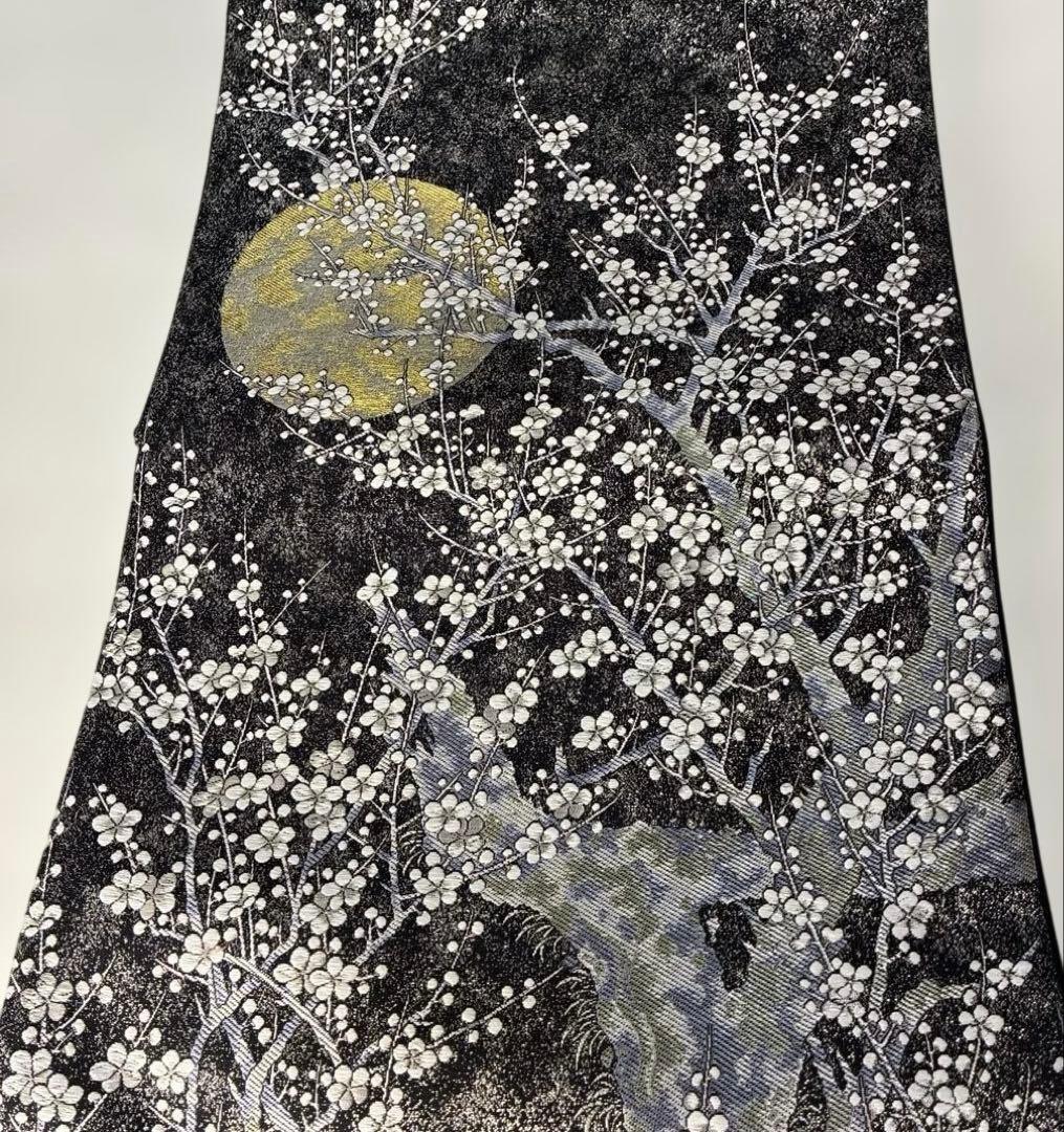 未使用　正絹西陣織大光謹製美しいキモノ掲載若冲梅花豪華袋帯 正絹西陣織大光謹製美しいキモノ掲載若冲梅花豪華袋帯 - メルカリ