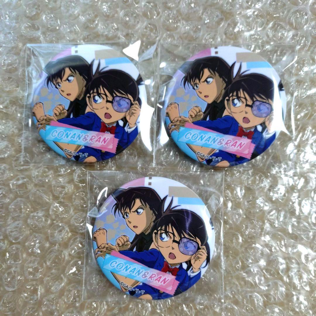 名探偵コナン スタイル 江戸川コナン 毛利蘭 缶バッジ - メルカリ