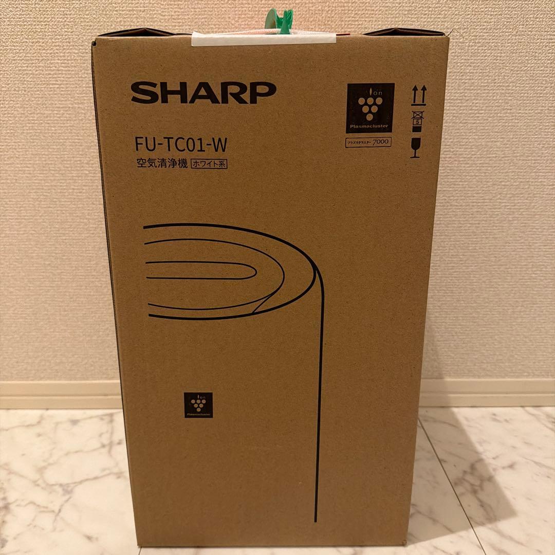 SHARP FU-TC01-W 空気清浄機　高濃度プラズマクラスター7000 FU-TC01 | 空気清浄機：シャープ