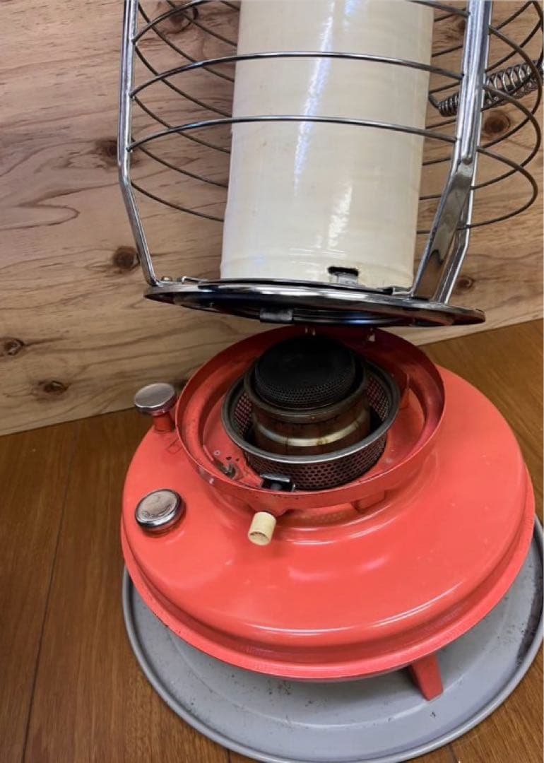 ☆昭和レトロ ビンテージストーブ BLUEMARS チムニーガードストーブ