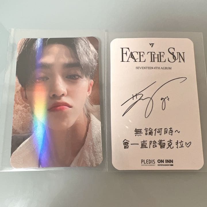 【即発送】SEVENTEEN エスクプス　台湾　ヨントン　特典　トレカ seventeen fml weverse特典 トレカ エスクプス - メルカリ