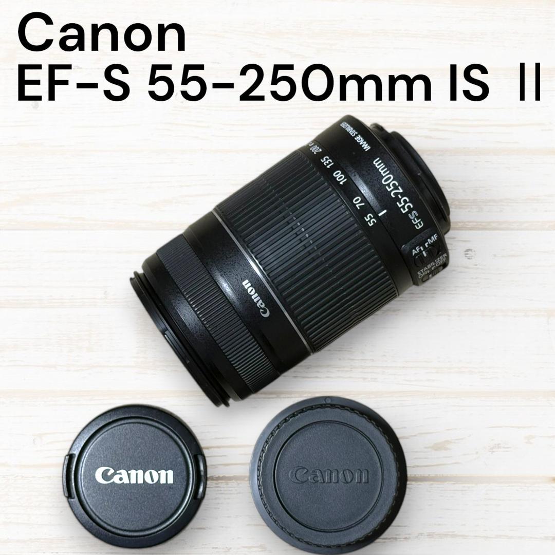 Canon ズームレンズ EF-S 55-250mm IS Ⅱ #50 Canon EF-S 55-250mm f/4.0-5.6 IS II Telephoto Zoom Lens - Walmart.com