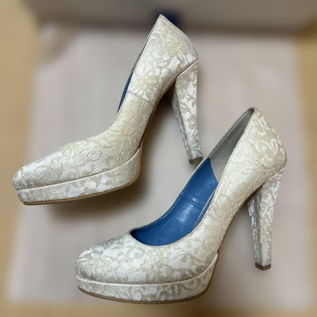 ウエディングシューズブライダルシュー Z BENIR 12cm - メルカリ