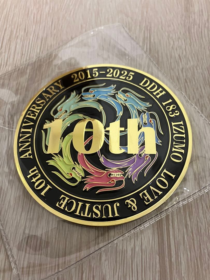 海上自衛隊 護衛艦 いずも 就役10周年 チャレンジコイン 大型 希少