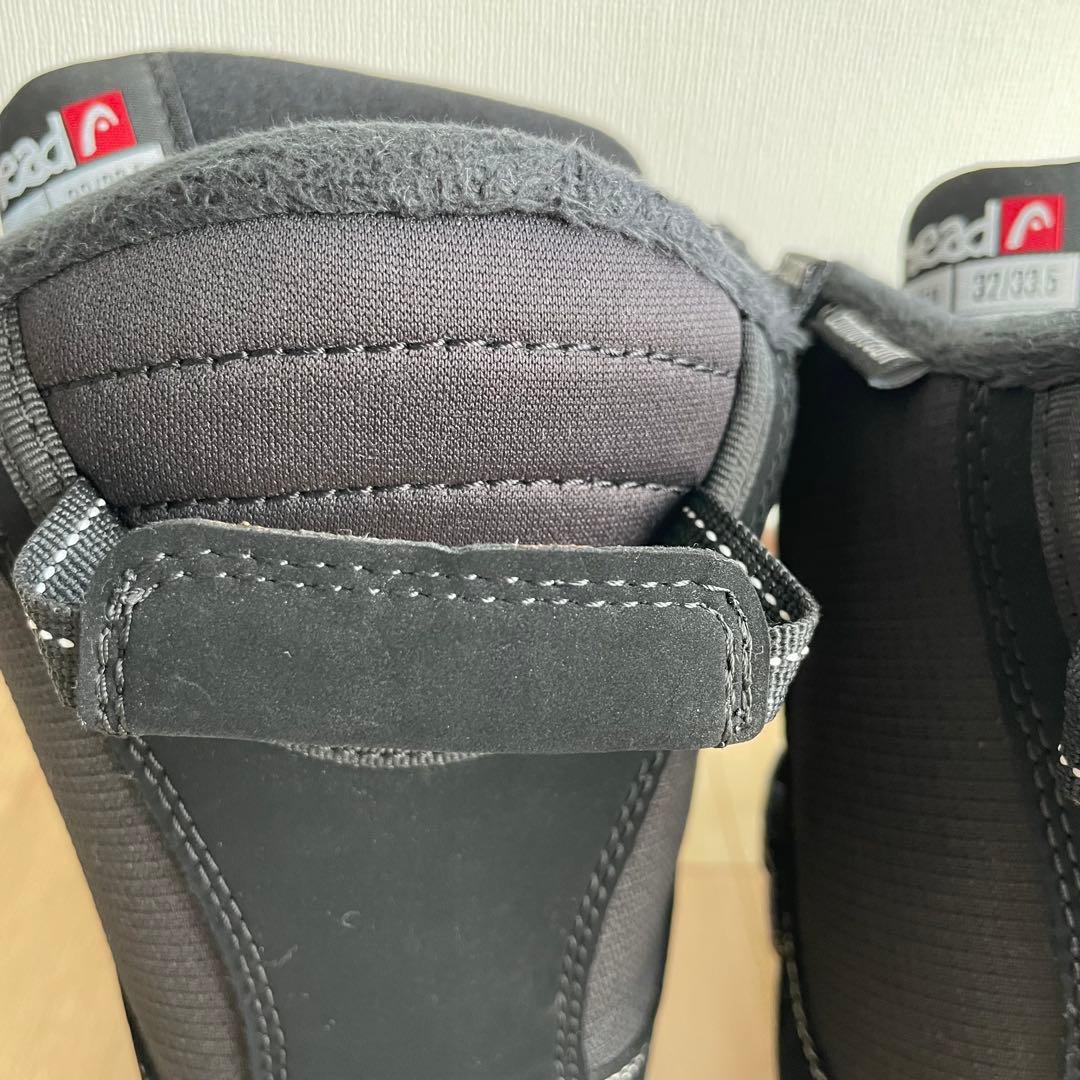 head 子ども用スノーボードブーツ ブラック BOA 20.5-21.5