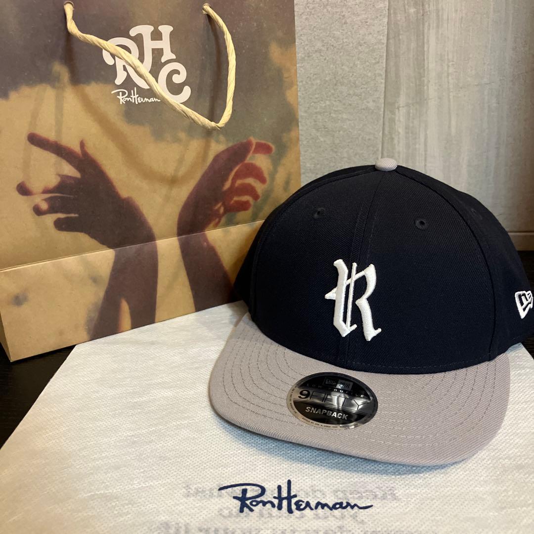 ロンハーマン　ニューエラキャップ ネイビー/グレー ロンハーマン ニューエラキャップ ネイビー/グレー - メルカリ