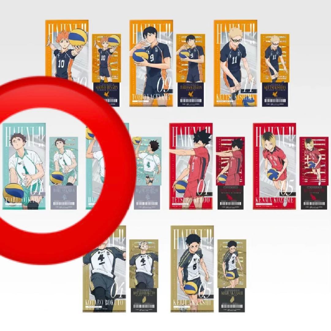 一番くじ ハイキュー 及川徹 チケットケース＆クリアカードセット