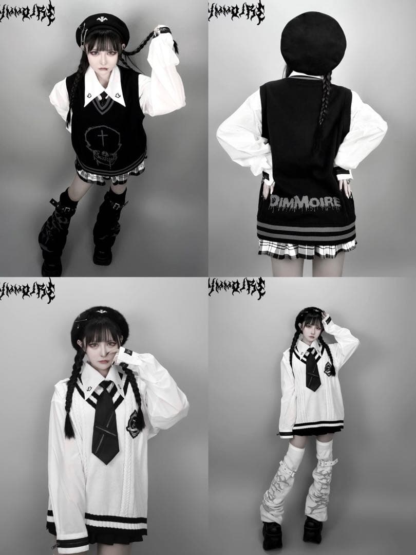 最終値下げ 新品未開封 dimmoire ディムモアール ZIPシャツ 白 - メルカリ