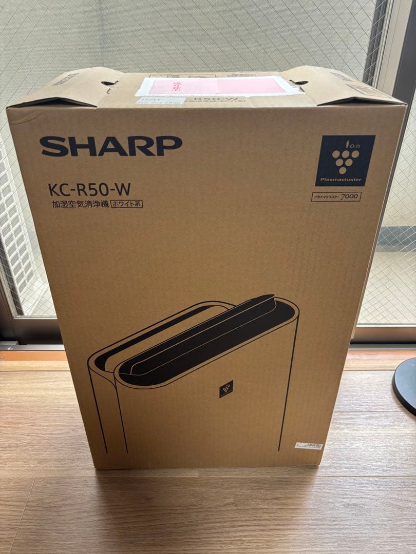 とまこさま専用【新品未開封】SHARP KC-R50-W 空気清浄機 Amazon | シャープ 加湿 空気清浄機 KC-R50-W プラズマクラスター 7000