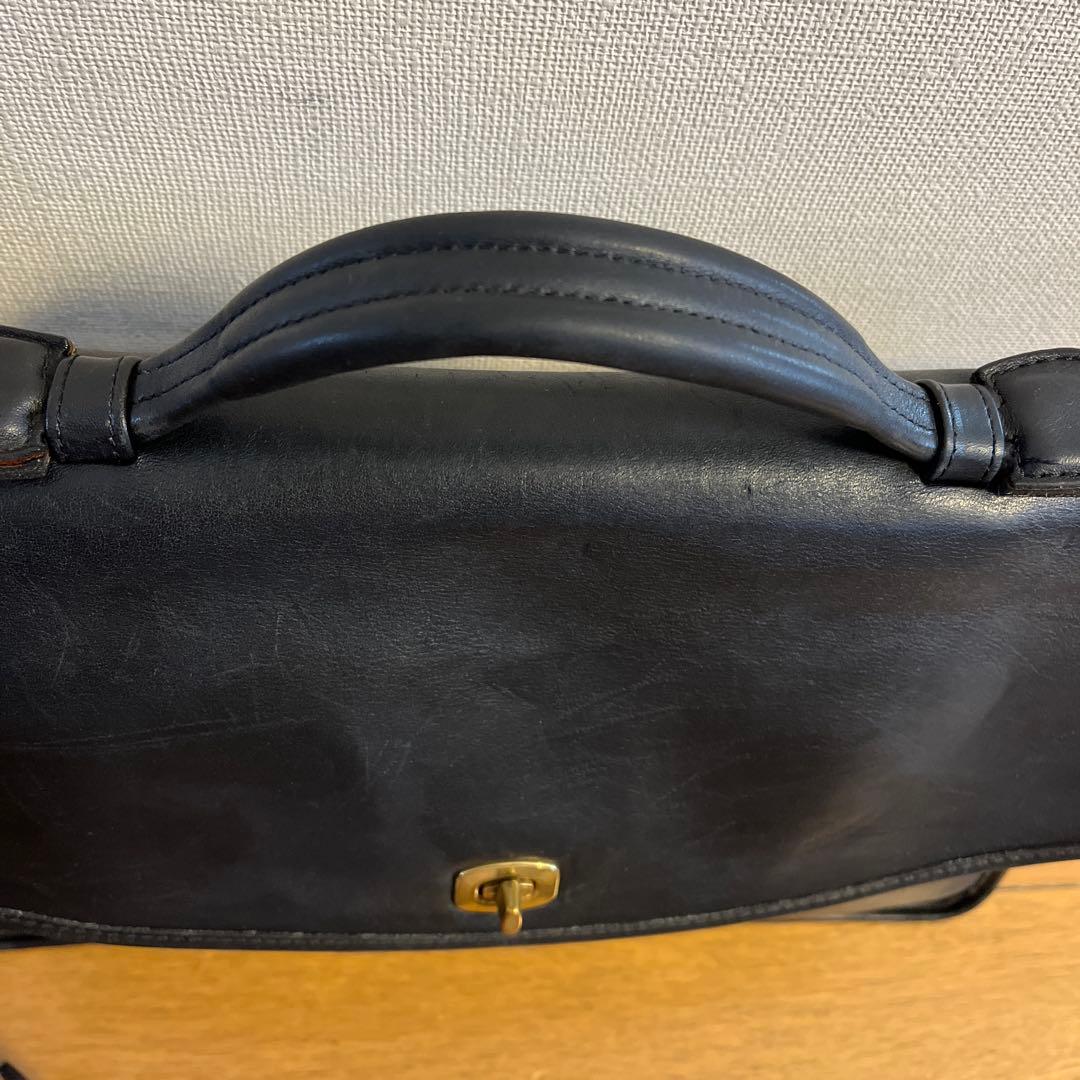 オールドコーチ 2way ショルダー ビジネスバッグ ブラック 5265 - メルカリ