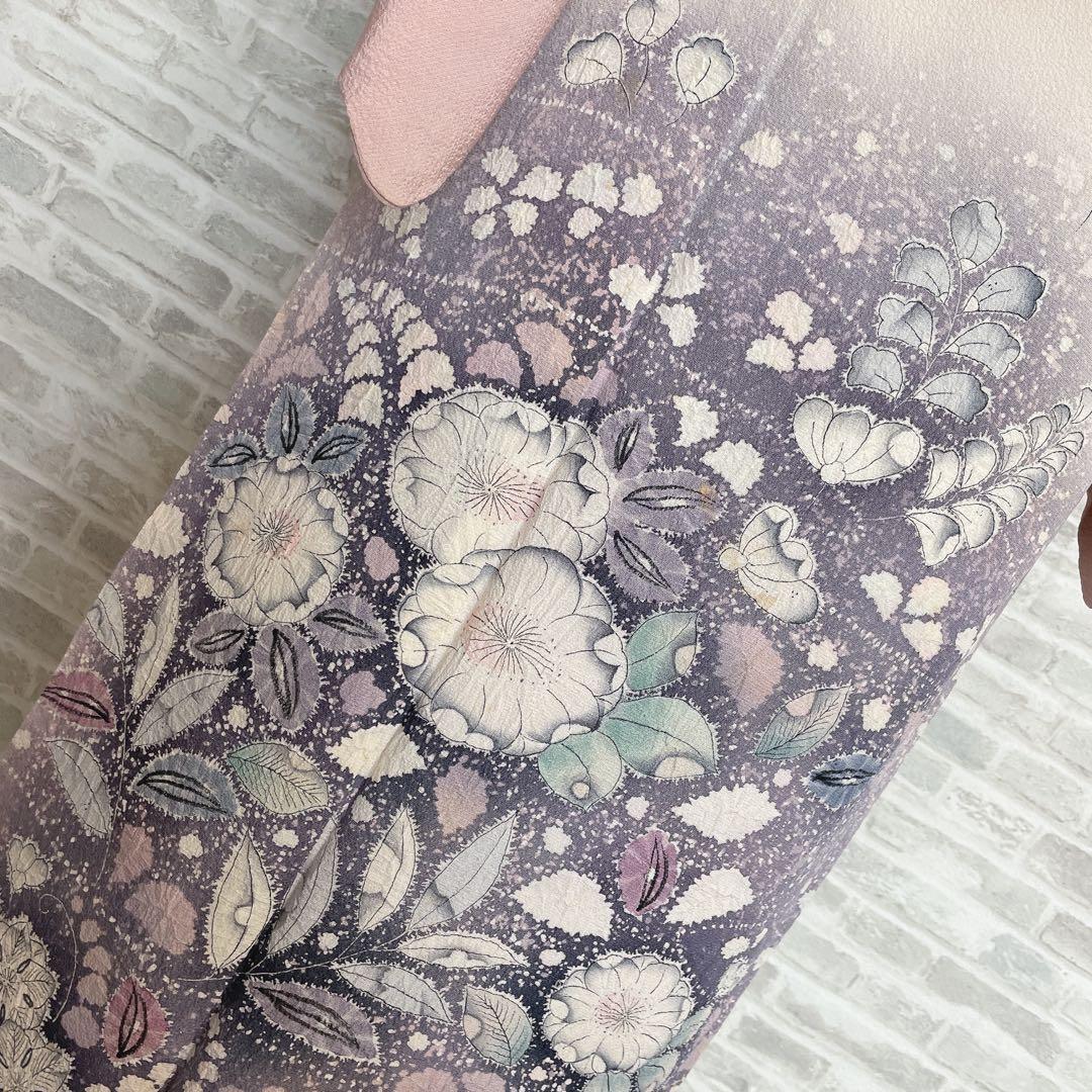 訪問着 フルセット 辻ヶ花 翠山 難あり 練習用 撮影用 着物