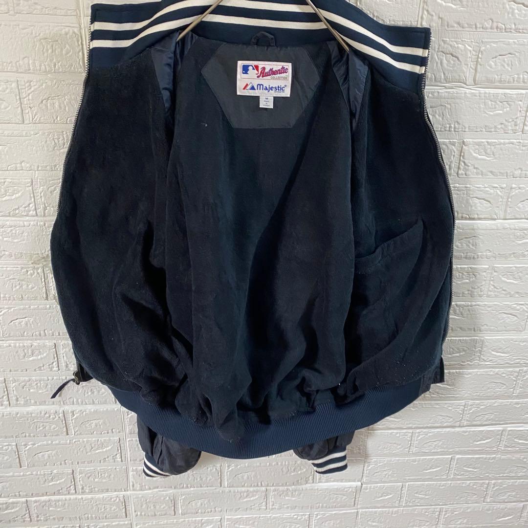 MLB ヤンキース 90s総刺繍スタジャン ブラックネイビー