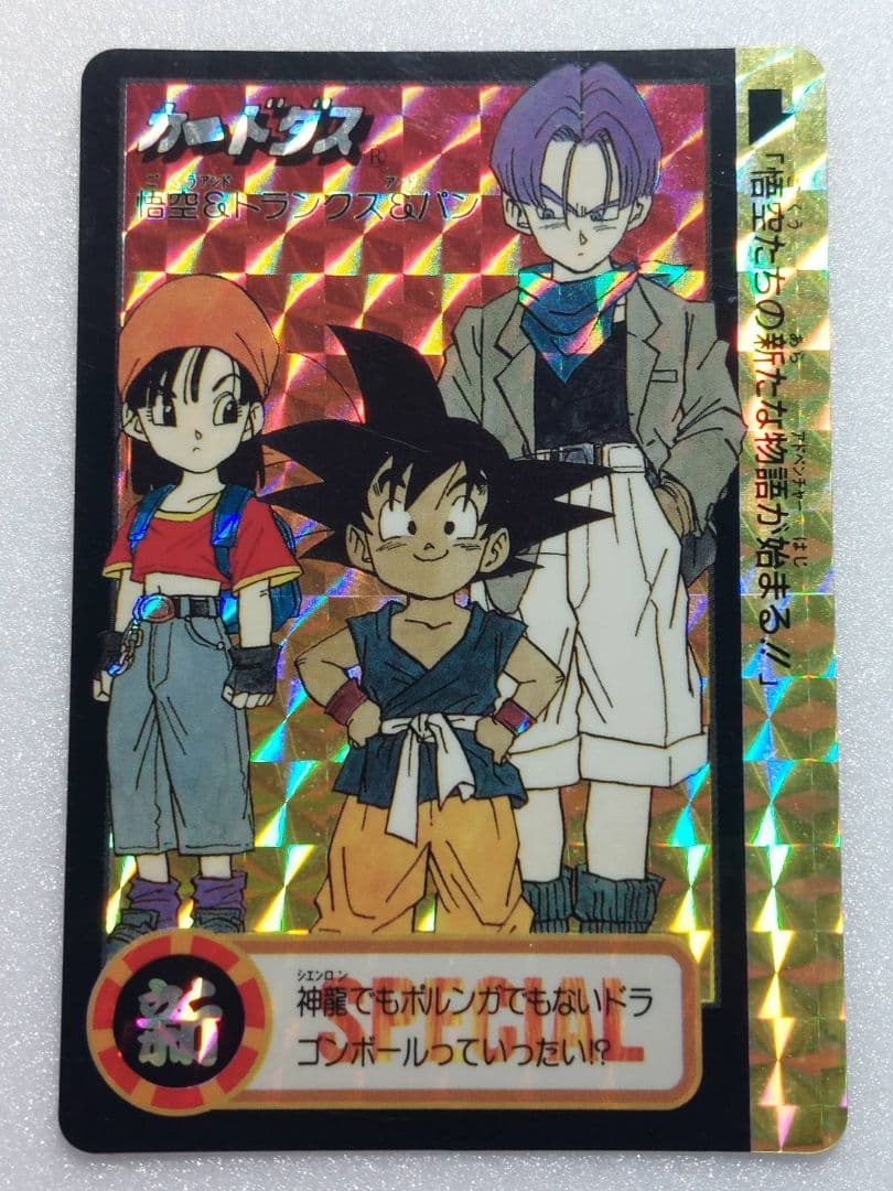 ドラゴンボール カードダス 究極博 1995 悟空 トランクス パン ドラゴンボール カードダス 究極博95 悟空パントランクス