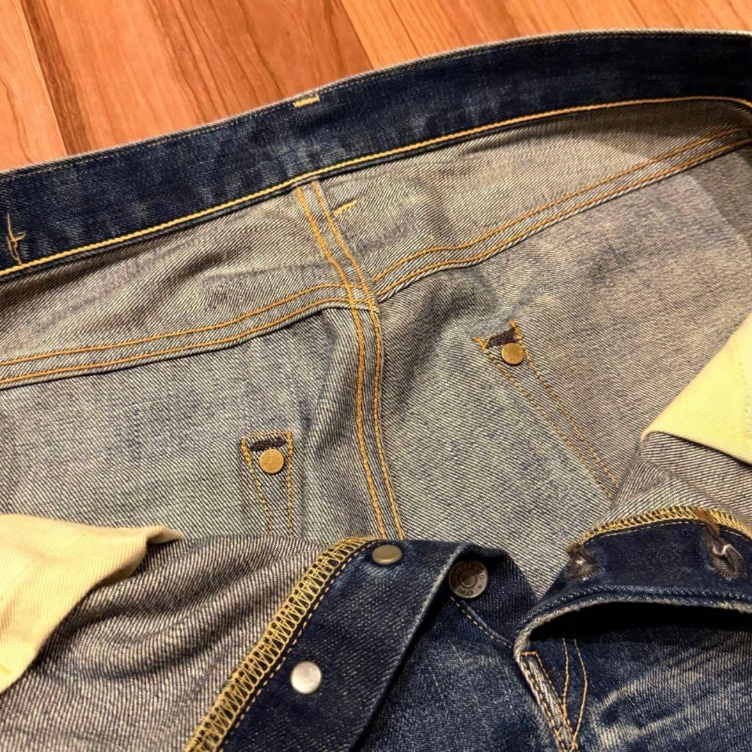 雰囲気最高！LEVI'S 501XX 1955 W34【鬼ヒゲ！ハチノス】 - メルカリ