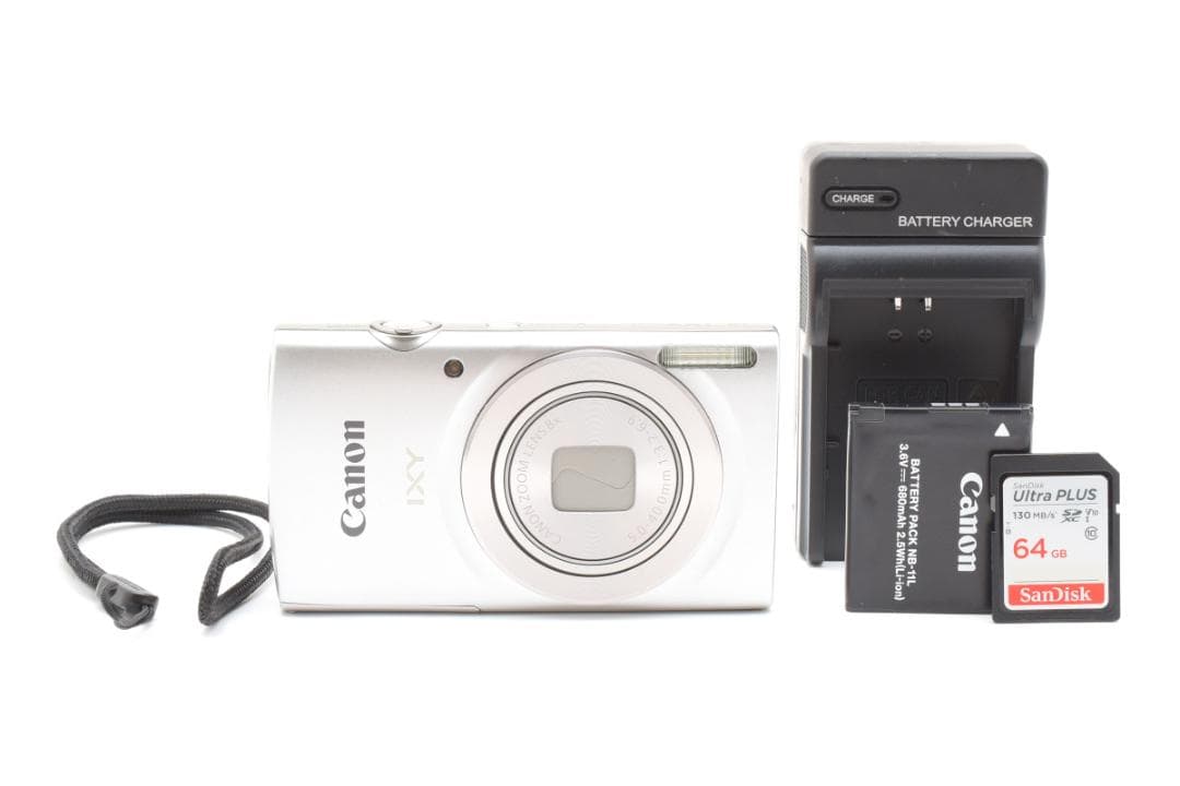 超美品 Canon IXY 200 コンパクトデジタルカメラ シルバー キヤノン