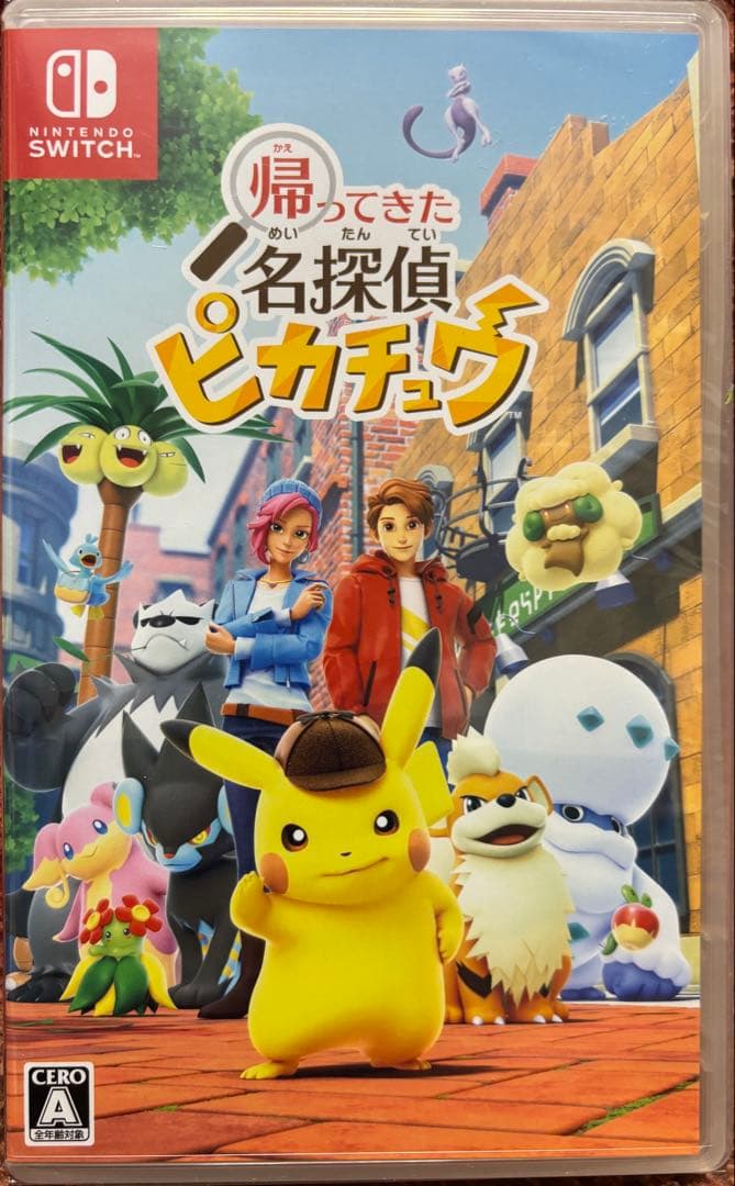 名探偵ピカチュウ プロモ 098/SV-Pカード付Switch ソフト 帰ってきた名探偵ピカチュウ プロモカード 098/SV-P switchソフト 新品