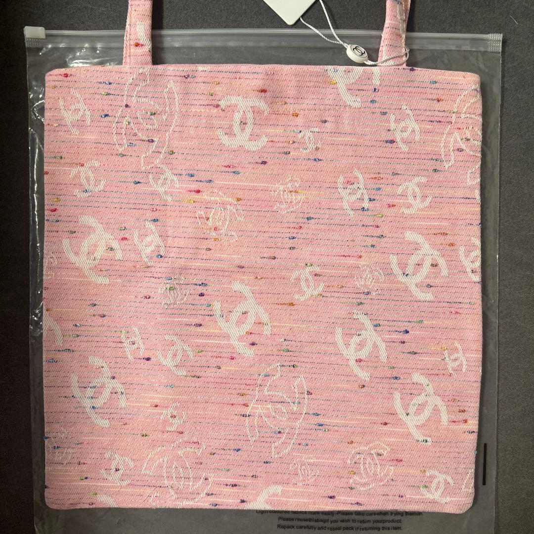 CHANEL ボーテ ノベルティ ピンク トートバッグ ツイード 非売品
