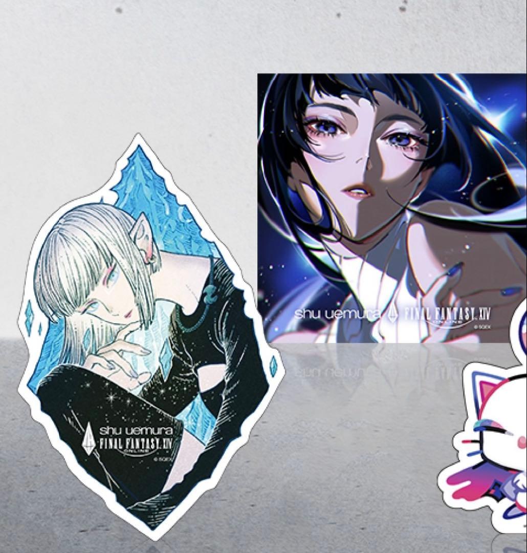 shuuemura シュウウエムラ FF14 ステッカー ノベルティ 2点セット