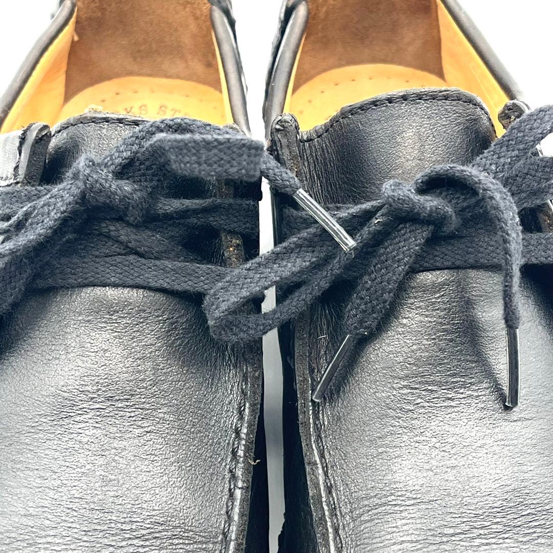 極美品 Clarks クラークス 23.5cm Natalie ワラビー 黒