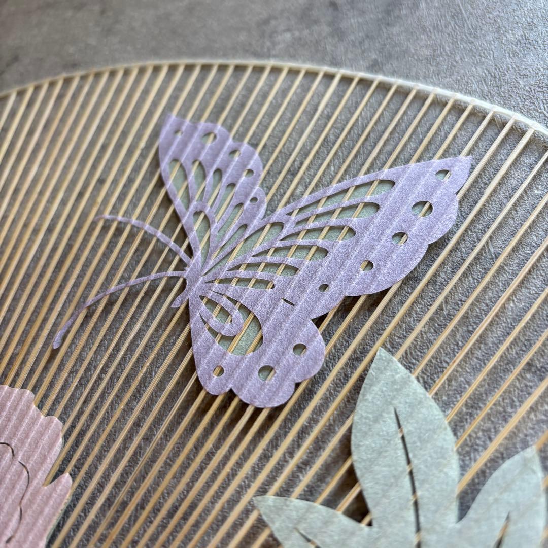 ヴァンクリーフ&アーペル 京うちわ 阿似波 特型両透うちわ 特別誂え