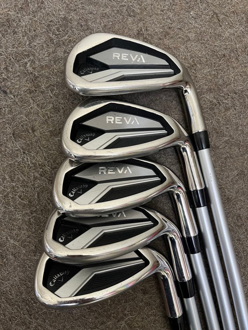 レディース人気モデル　キャロウェイREVA アイアンセット　L Callaway（キャロウェイ） 日本正規品 REVAレディースパッケージ 2024