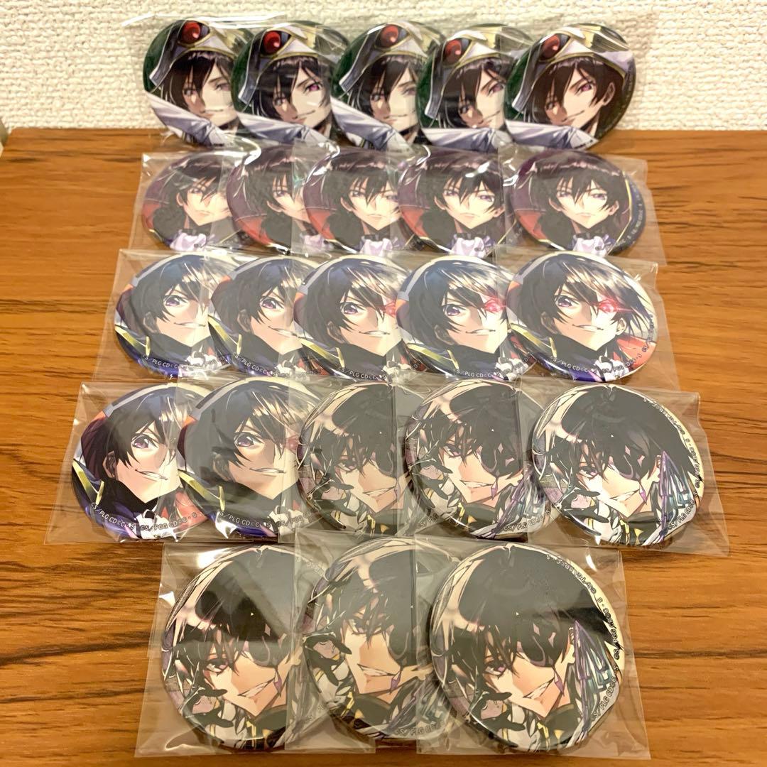 コードギアス ツリービレッジ キャラバッジコレクション　ルルーシュ　23個 コードギアス」シリーズ POP-UP SHOP in TreeVillageが開催決定