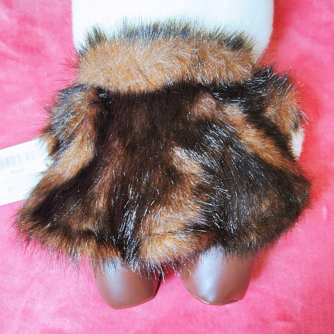 希少レア ハローキティ キティドール ぬいぐるみ ヒョウ柄 ミンク