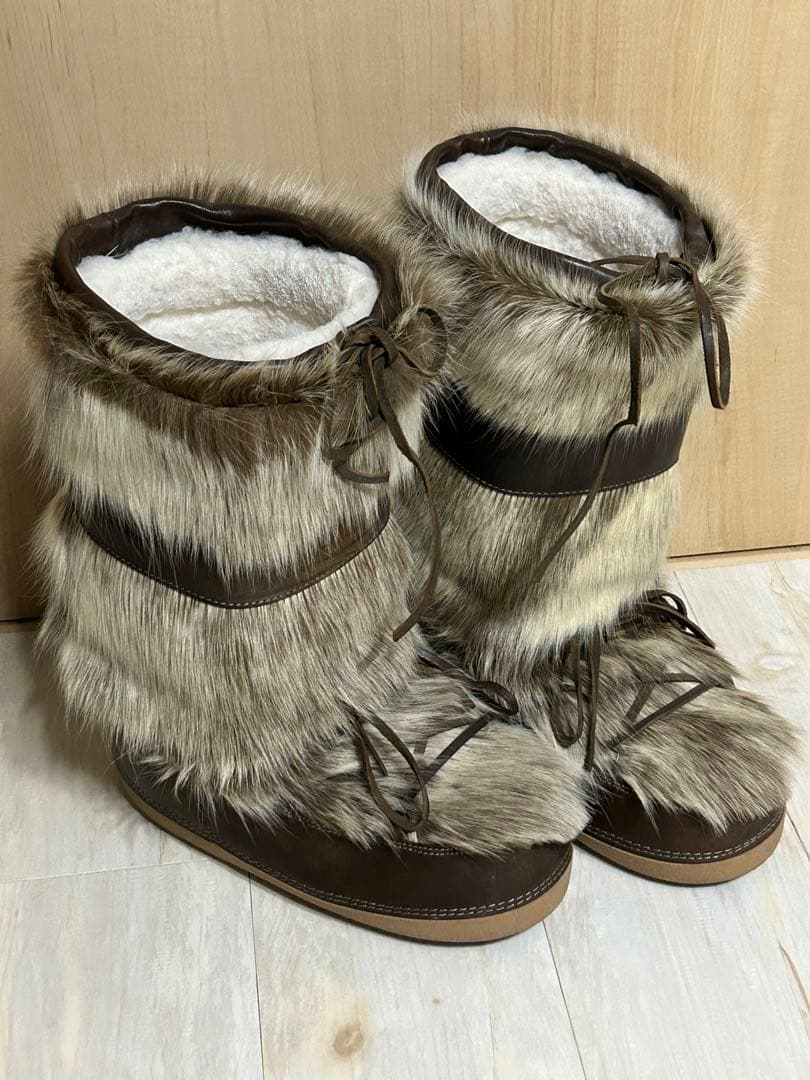 Chloe ショートブーツ ムートン 41-43 厚底アウトシームムートンショートブーツ[zr1090] | レディース