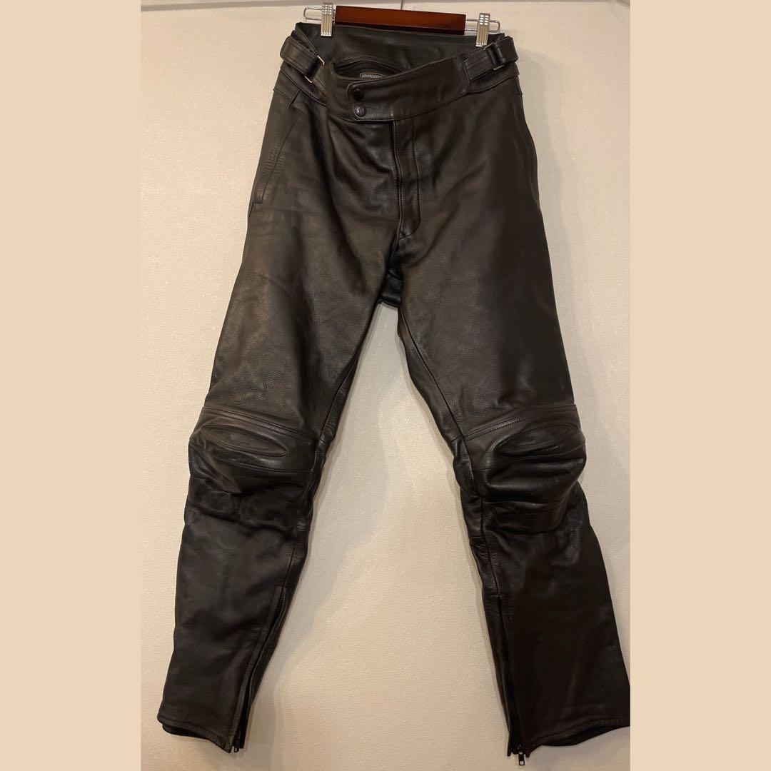 RS TAICHI レザー バイカー用パンツ 膝パッド付き オールレザー - メルカリ