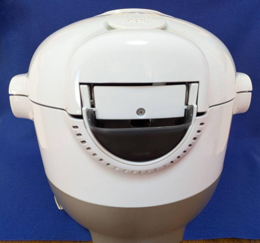 T-fal 電気圧力鍋 Cook4me クックフォーミー ホワイト 蒸し器付き