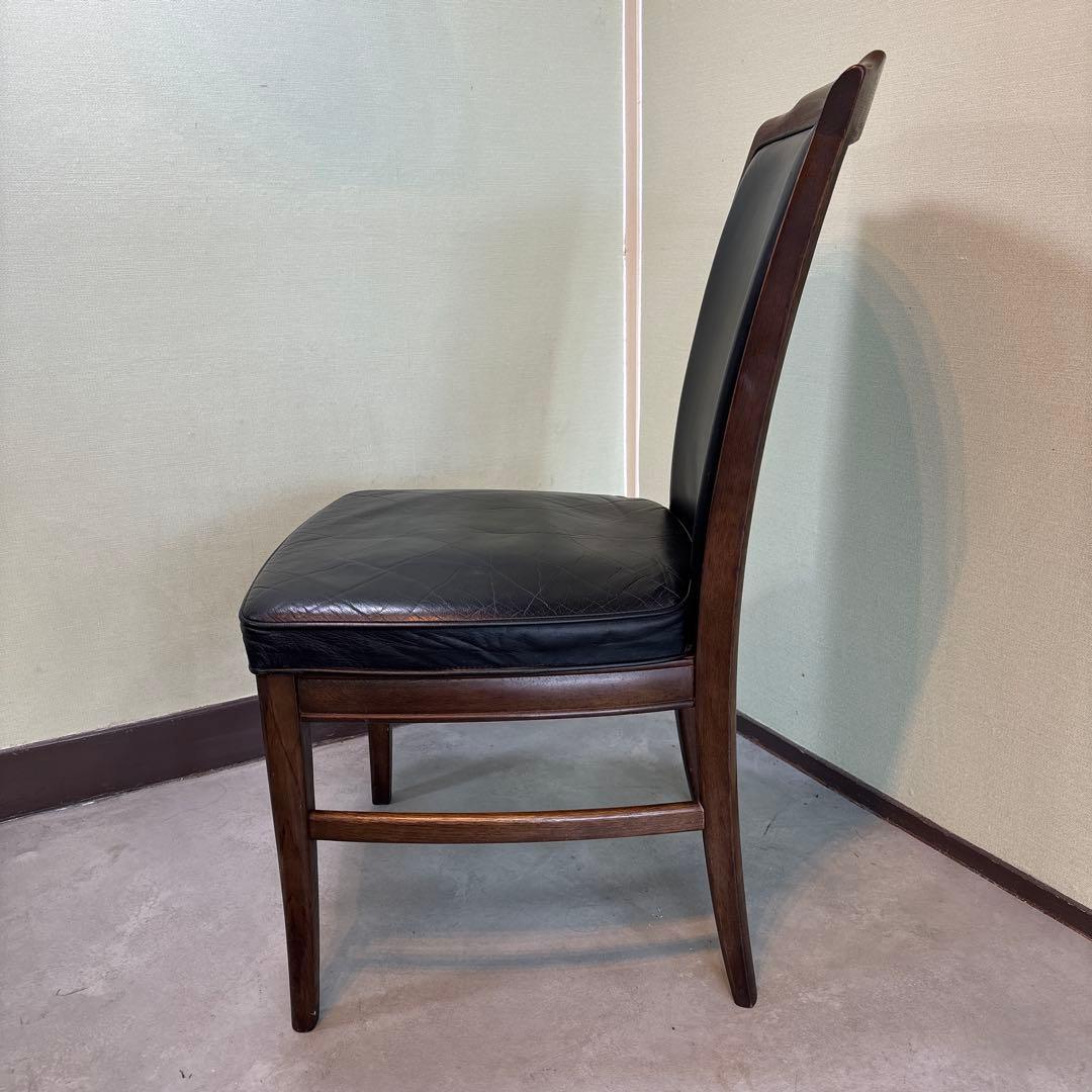 カリモク ダイニングチェア 1脚 本革 黒【domani】➀ ダイニングチェア／CPQ2 ｜ 「domani／ドマーニ」カリモク家具の最高峰