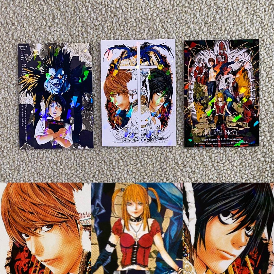 デスノート【レア】カード！夜神月！リューク！L！ミサ！シークレット