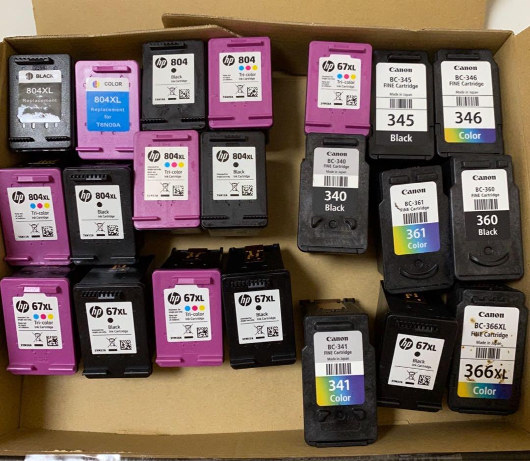 HP・Canon インクカートリッジセット Amazon.co.jp: Absonic 互換インクカートリッジ4個パック Canon Selphy