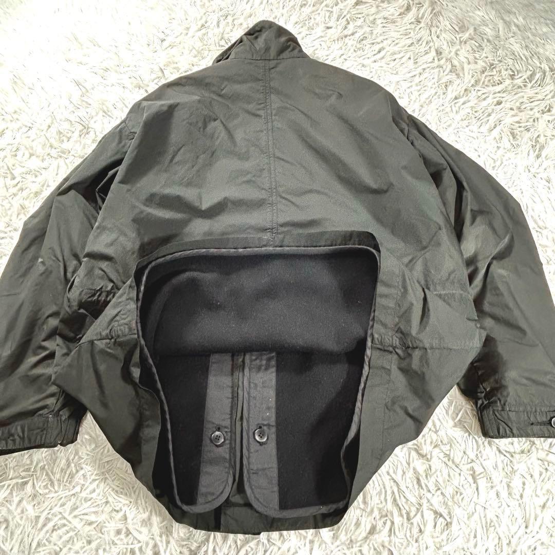 ATON VENTILE NYLON SHORT MODS COAT 02 黒 ATON NYLON SHORT MODS