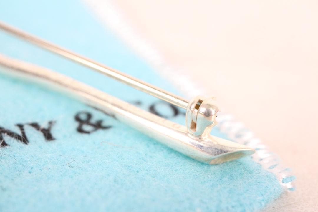 ◎ティファニー ブローチ イチョウモチーフ 銀杏 ピンバッチ シルバー