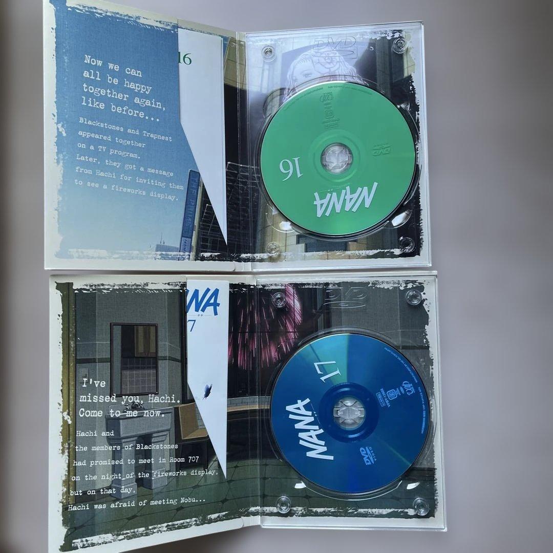 NANA DVD 全18巻セット(中古品、美品、No.7.8のみ未開封品)