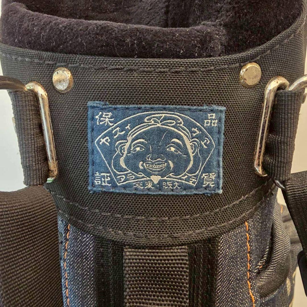 EVISU GOLF デニムキャディーバッグ8分割モデル スタンド機能付きの