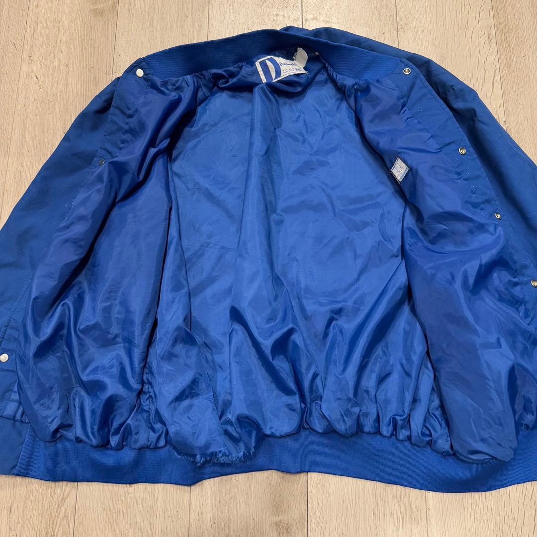 青 ブルゾンジャケット ジャンバー スタジャン 刺繍 2XL - メルカリ