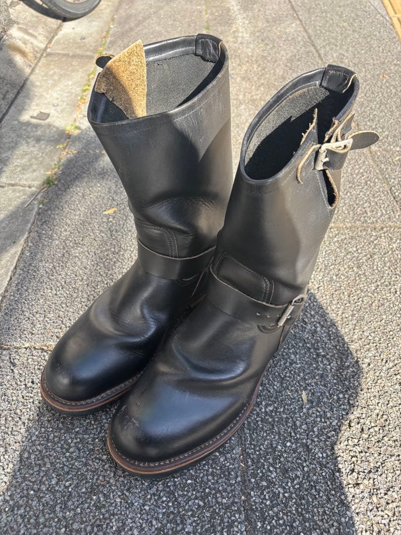 RED WIND PT91 2268 レッドウイング エンジニアブーツ 8D 経年変化 約20年愛用】 レッドウィング PT91 2268 エンジニアブーツの