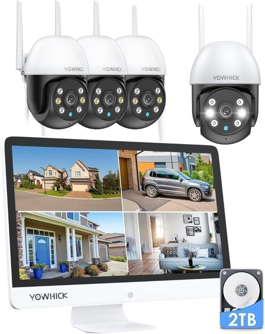 防犯カメラ 夜間カラー撮影搭載 360°広角撮影 AI動体検知 Amazon.co.jp: Jennov 防犯カメラ 屋外 ワイヤレス 防水 360°広角撮影