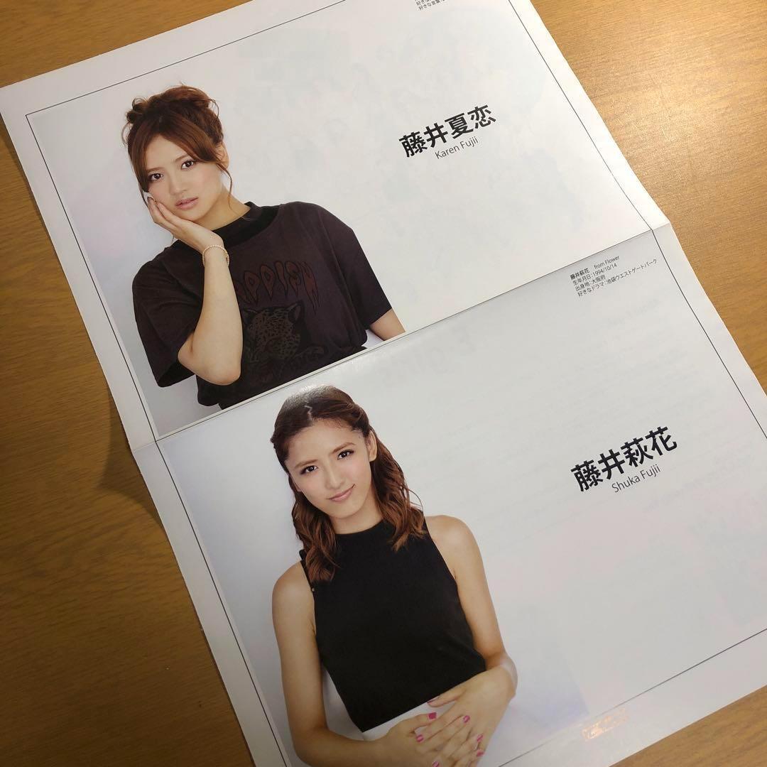 【送料無料】藤井萩花&藤井夏恋さん掲載ページ（ポスターサイズ）#58754 藤井萩花 藤井夏恋 雑誌 JJ ANTITHESE - メルカリ