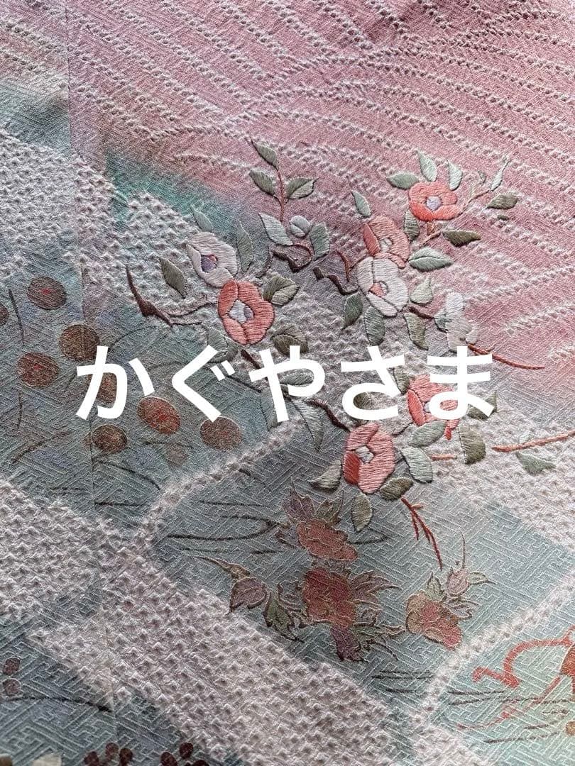 訪問着　フルセット　裄68 絞り　卒業式　入学式　礼装　袋帯 S M 楽天市場】訪問着 レンタル フルセット 七五三 卒業式 卒園式 入学式