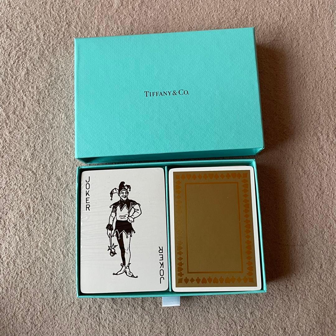 新品未使用】TIFFANY トランプ 2セット（ゴールド） - メルカリ