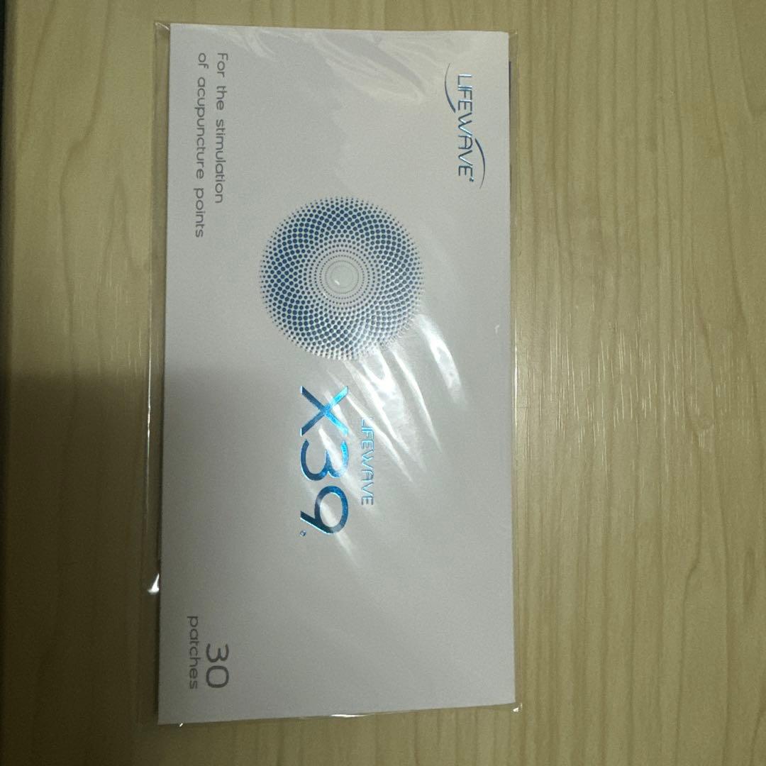 【新品/未開封】　Lifewave X39 説明書付き LIFEWAVE X39 説明書付き LIFEWAVE X39 (30パッチ説明書付き) 【公式通販】