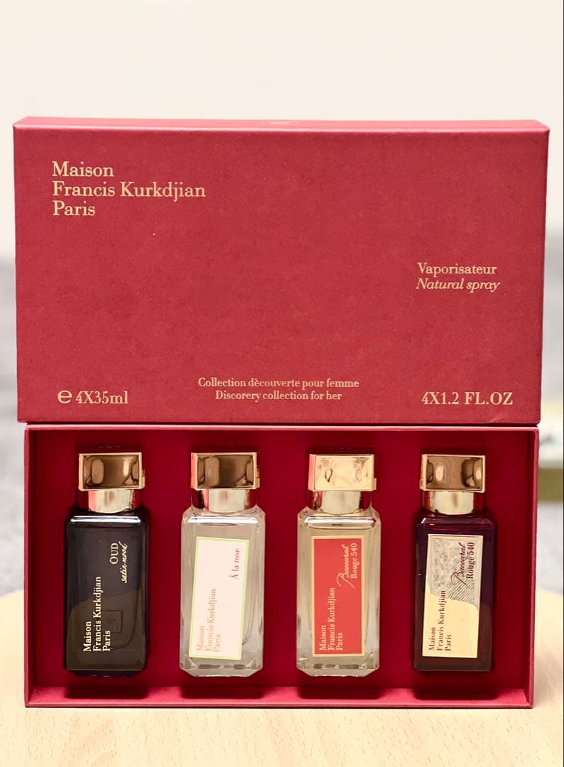 香水(ユニセックス) Maison Francis Collection (35mlx4) 憧れ香水メゾン フランシス クルジャンに新サイズ登場、トライしやすい